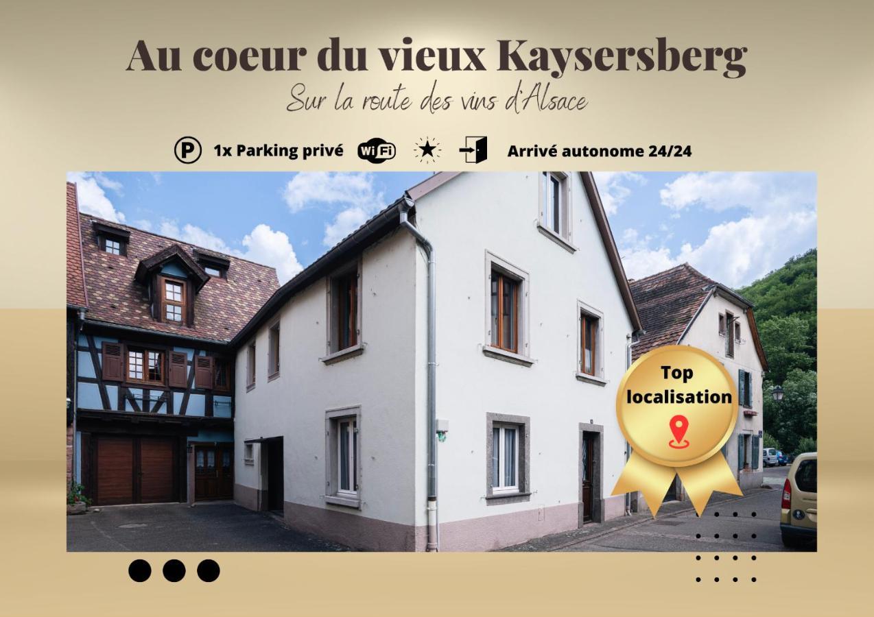Gite Au Coeur Du Vieux Kaysersberg - Parking Prive & Wifi 외부 사진